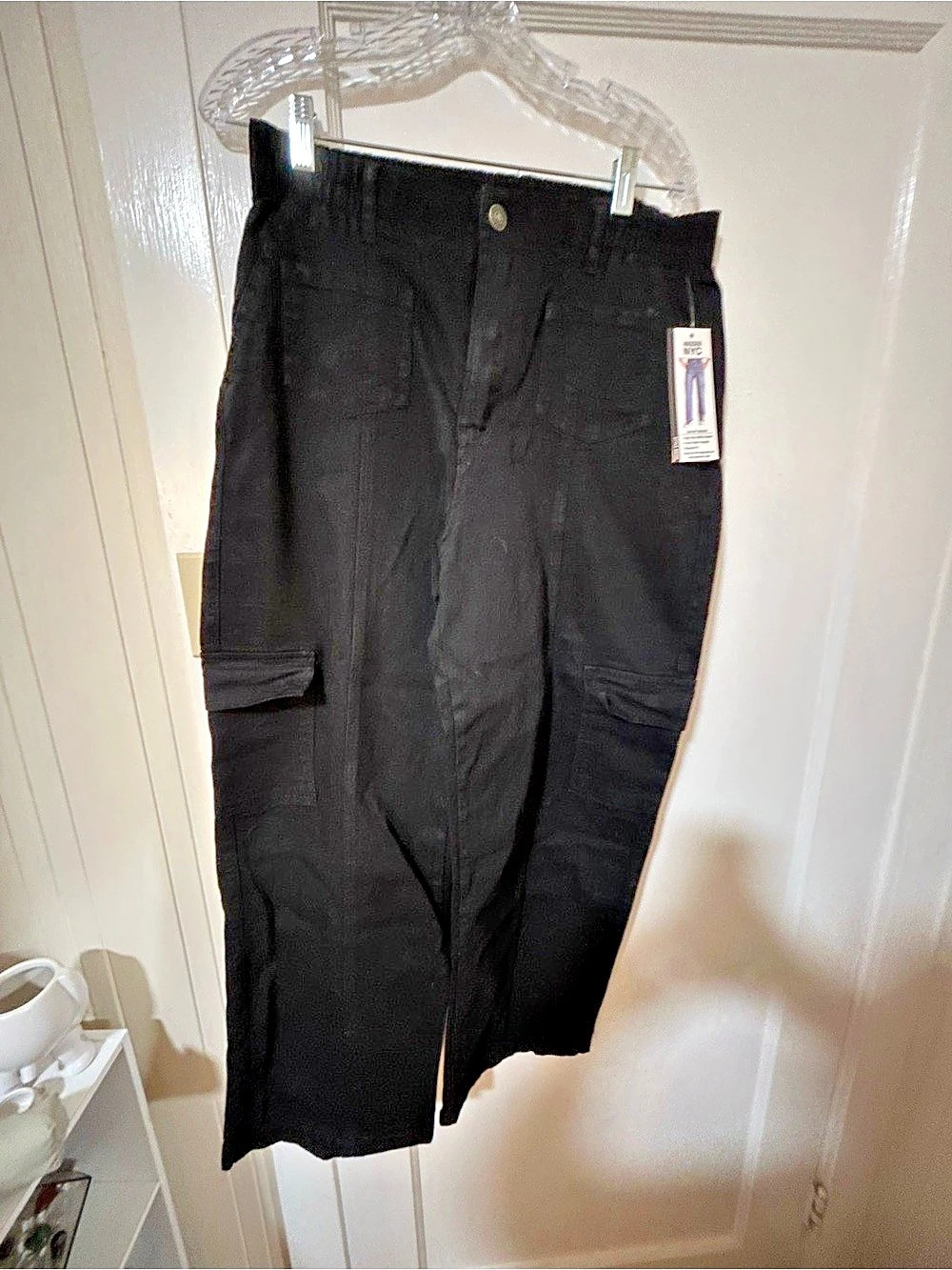 Madden NYC High Rise Utility Skater Pant in Black